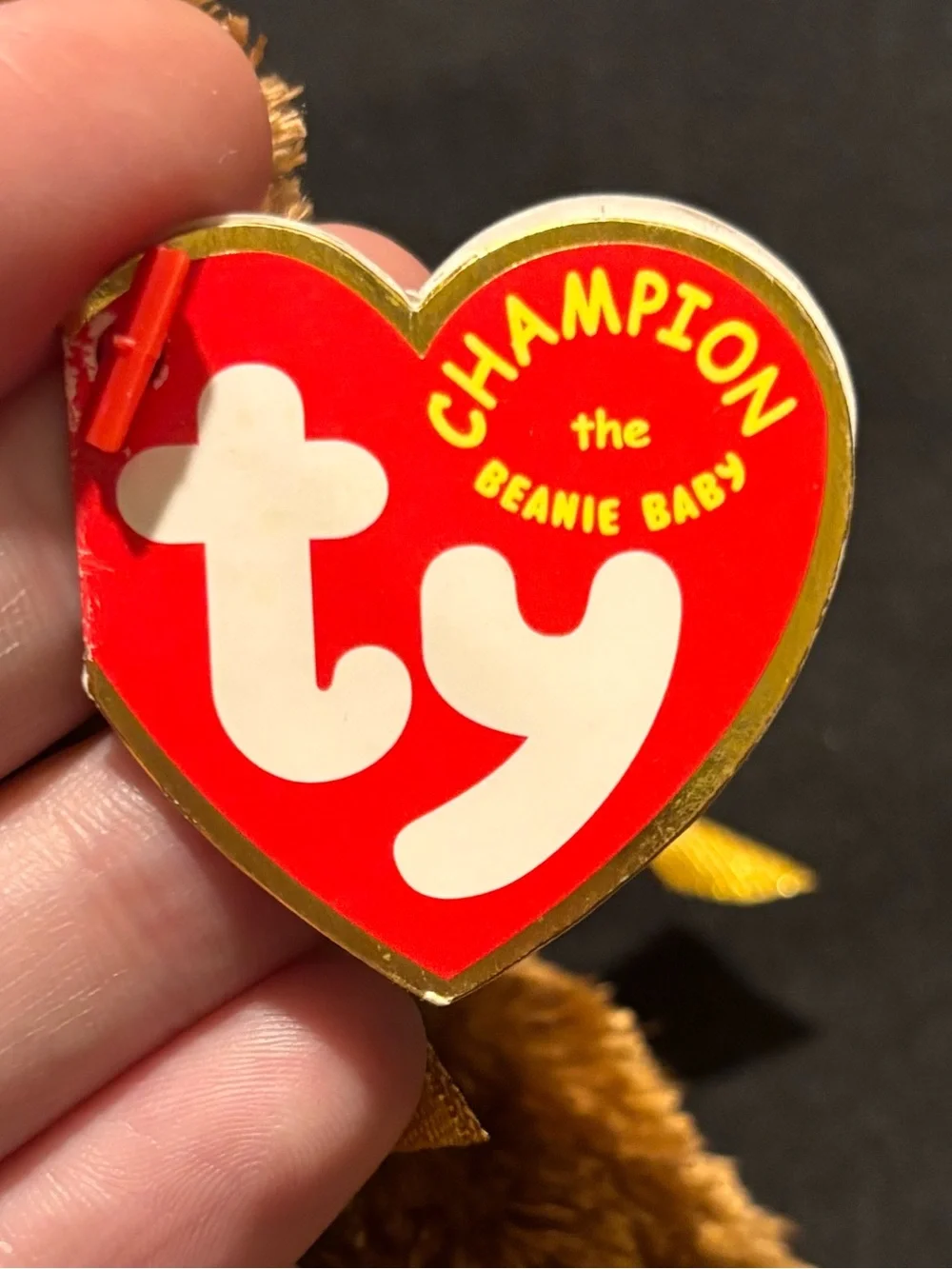 TY Beanie Baby Fifa World Cup Bear- Champion (2002)